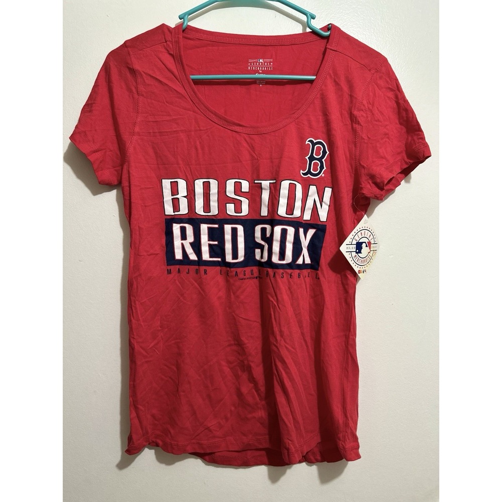 Women's Boston Red Six Baseball MLB T Shirt Top Size Small Genuine Merchandise